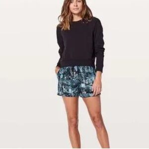 Lululemon, Blue Patterned Shorts